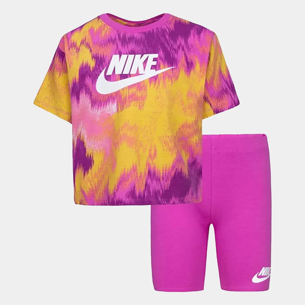Nike BOXY TEE & BIKE SHORT SET
