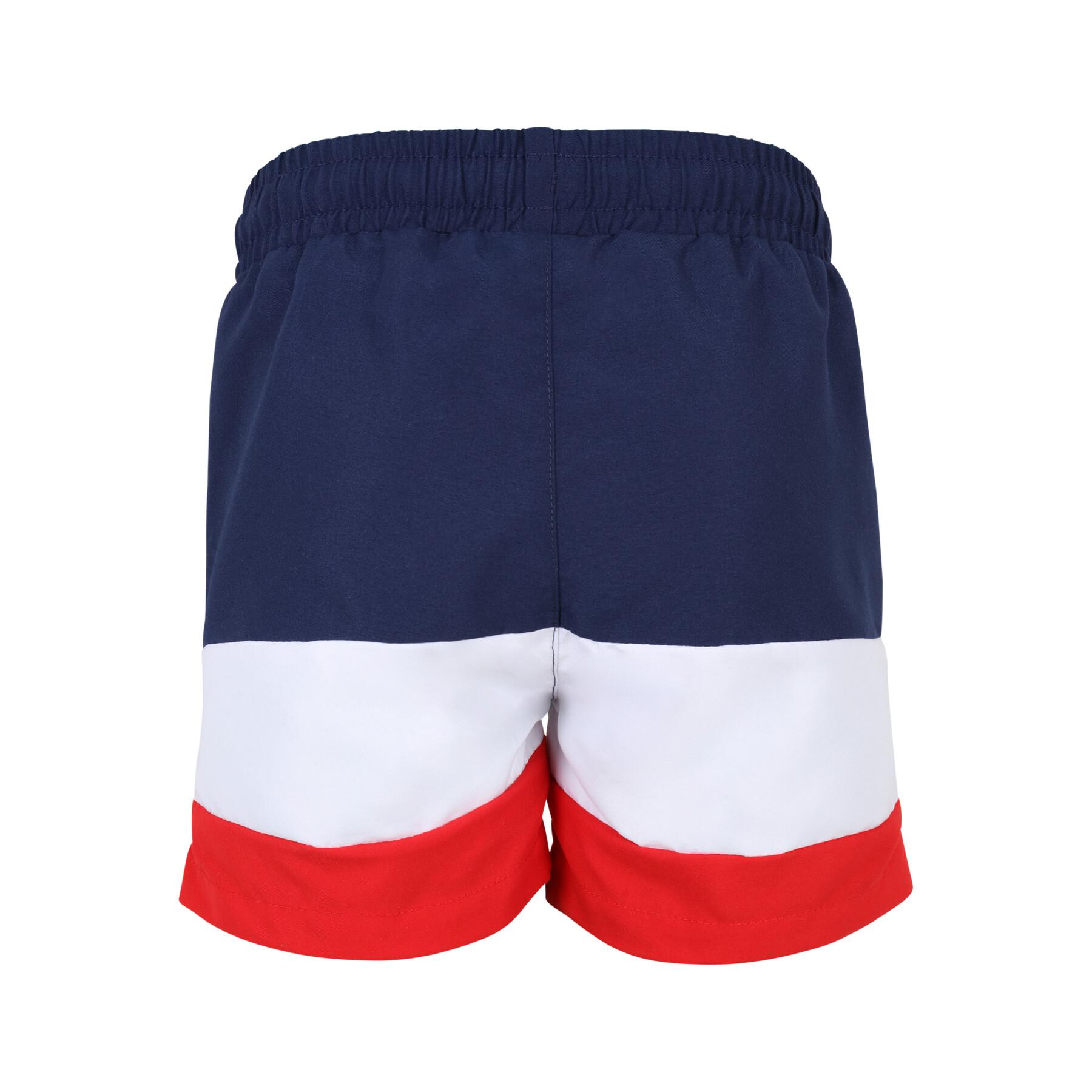 Fila LANGULA beach shorts Medieval Blue-Bright White-True Red BLU/ROSSO