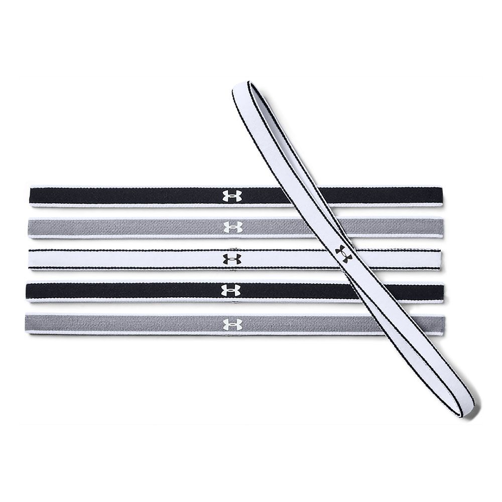 Under Armour UNA UA MINI HEADBANDS (6PK) BLK/STL/WHT