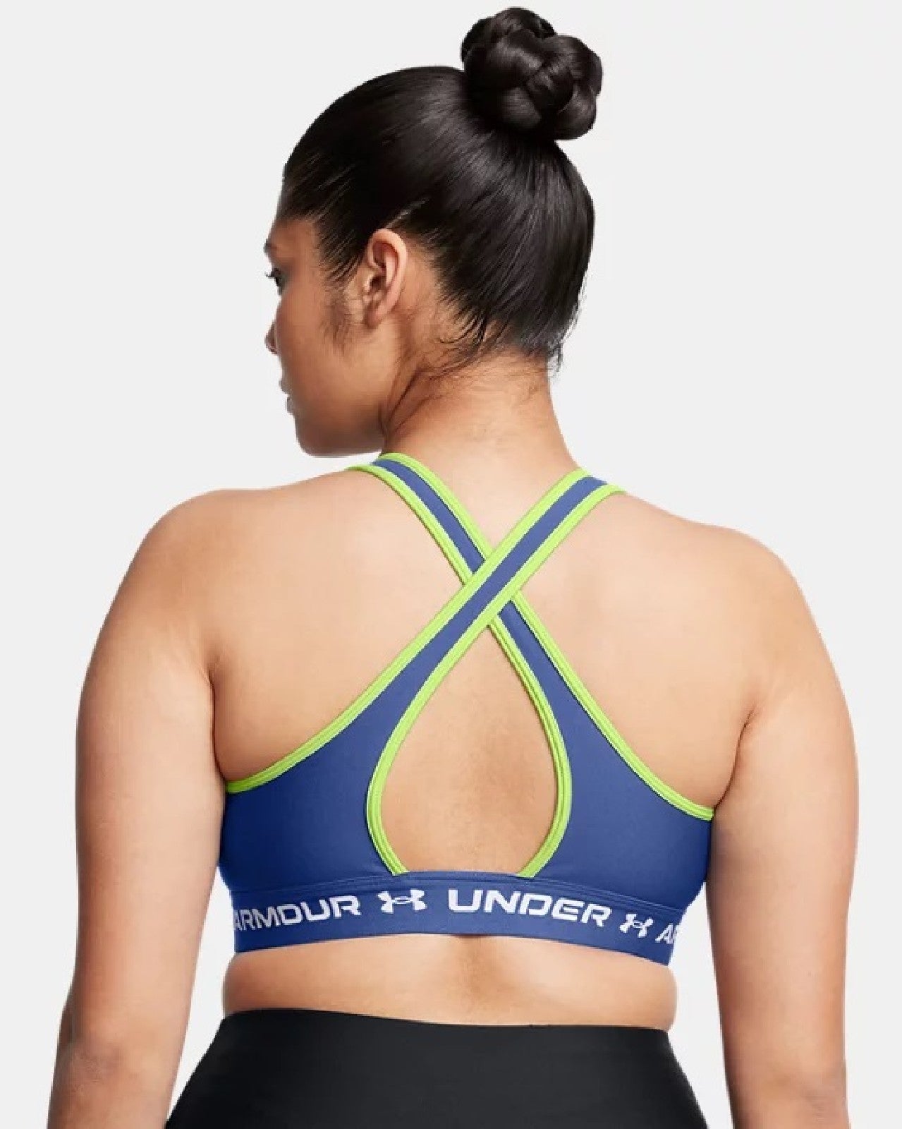 Under Armour CROSSBACK MID  BRA Blue