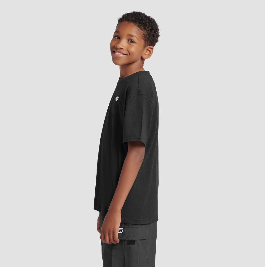 NEWBALANCE T SHIRT KIDS Black