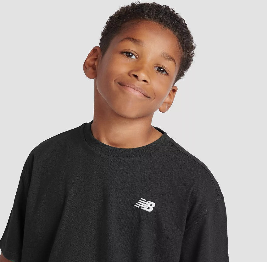 NEWBALANCE T SHIRT KIDS Black