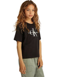 CALVINKLEIN T SHIRT KIDS N Black