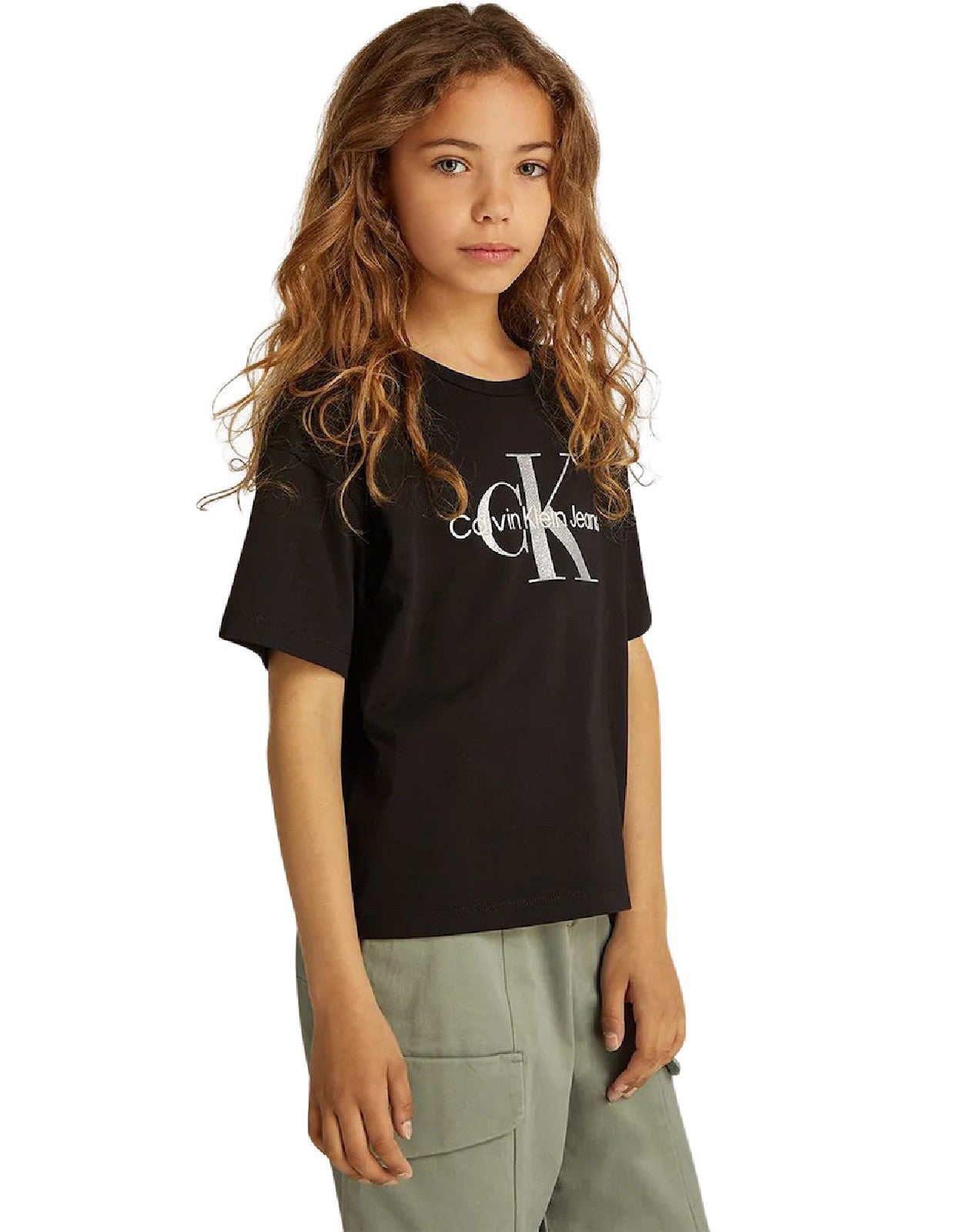 CALVINKLEIN T SHIRT KIDS N Black