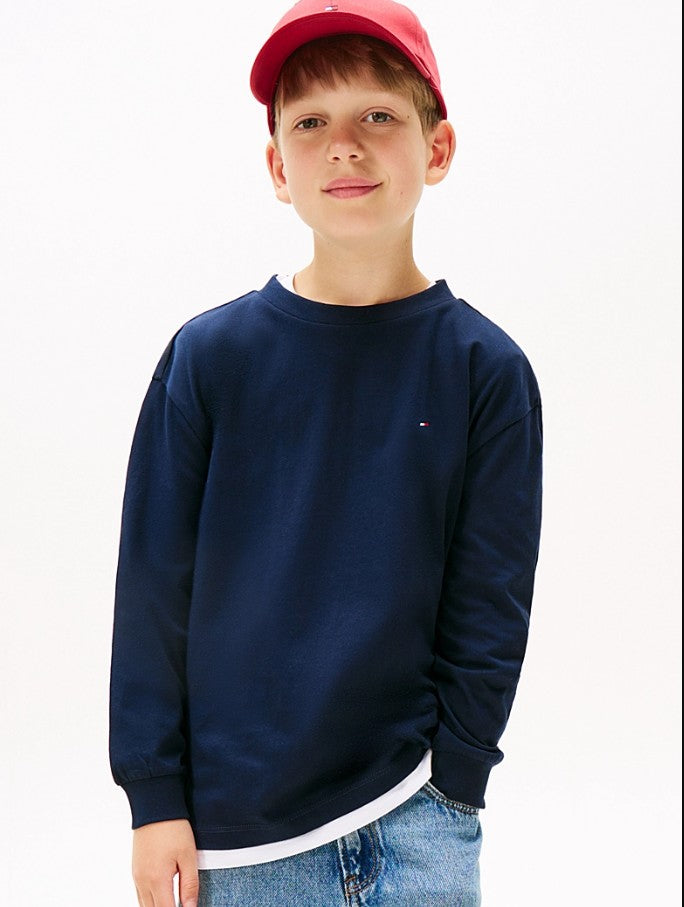 Tommy T SHIRT KIDS Blue