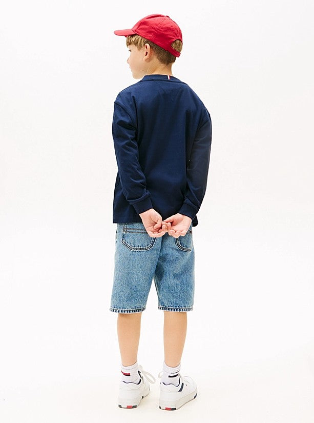 Tommy T SHIRT KIDS Blue