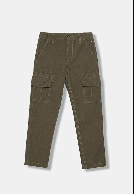 Tommy PANTALONE COTONE KIDS Green