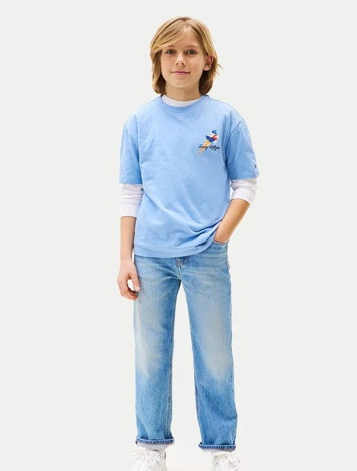 Tommy PANTALONE KIDS Blue