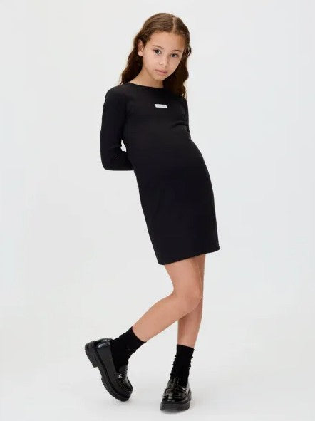 CALVINKLEIN VESTITO PURO COTONE Black