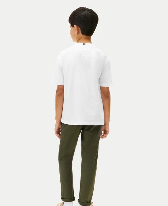 Tommy FLAG ARCHIVE TEE SS White