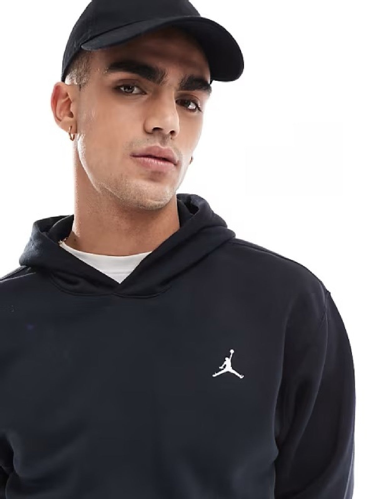 Jordan FELPA CON CAPPUCCIO BLACK