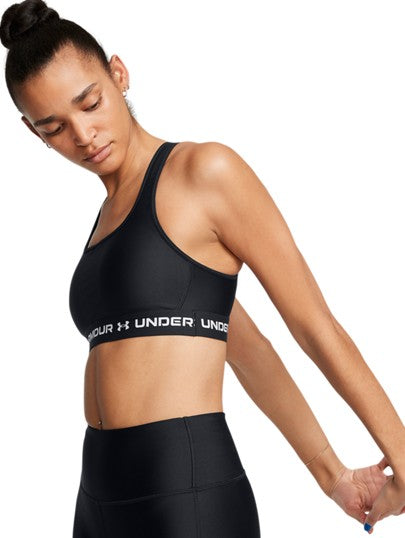 Under Armour crossback mid bra Black