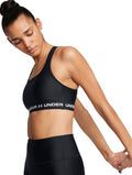 Under Armour crossback mid bra Black