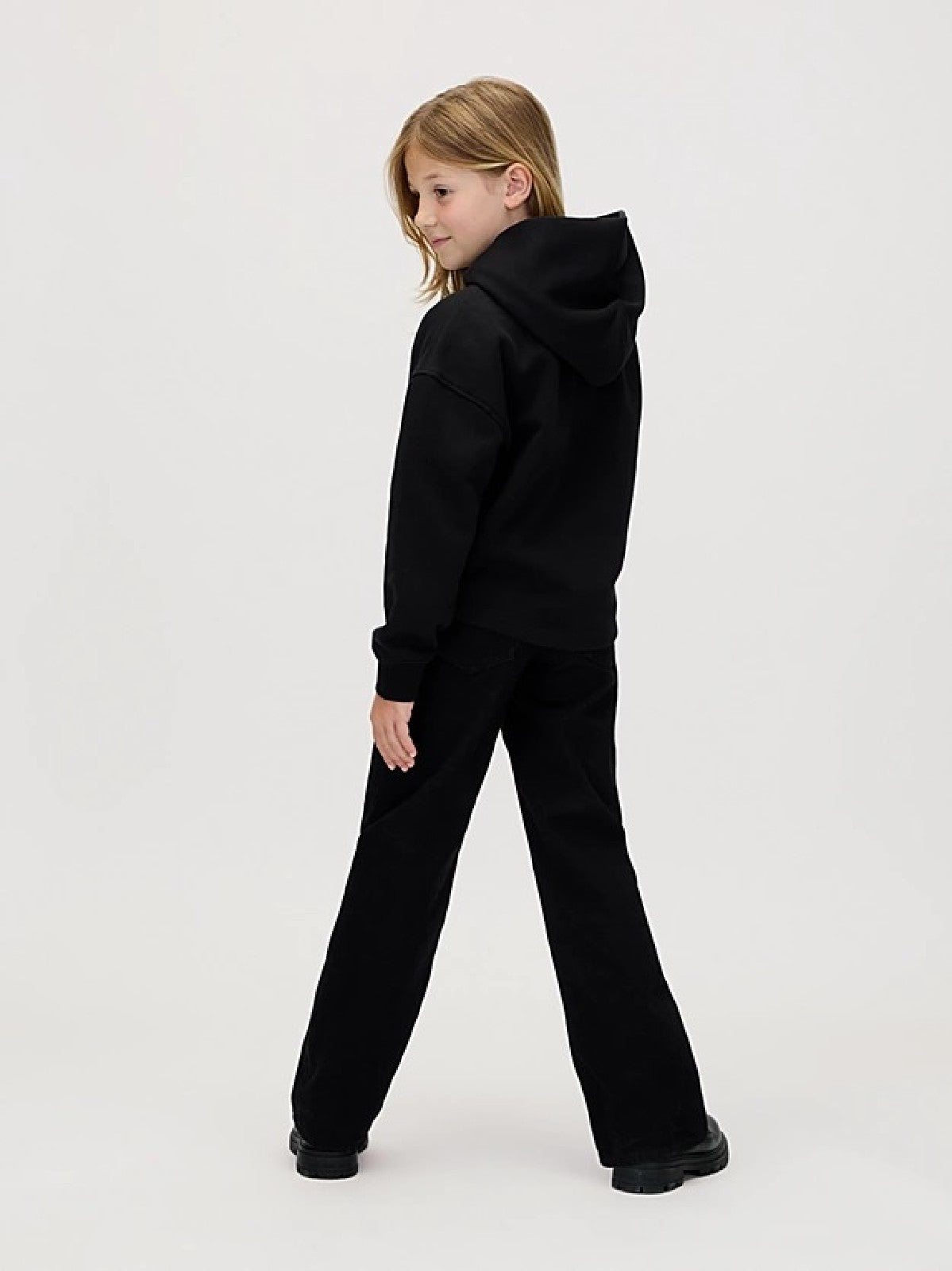 CALVINKLEIN FELPA GIRO PURO COTONE Black