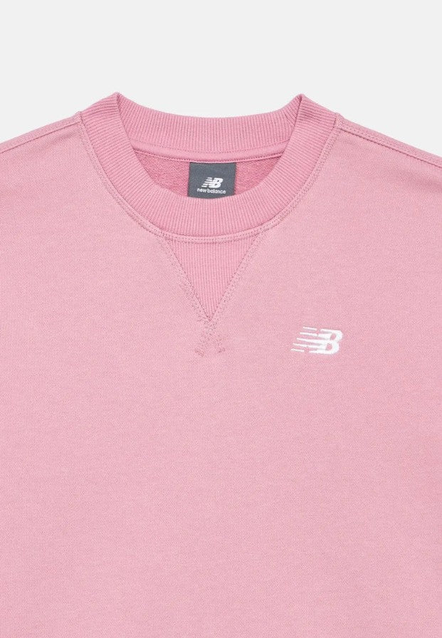 NEWBALANCE FELPA GIROCOLLO ROSA Pink