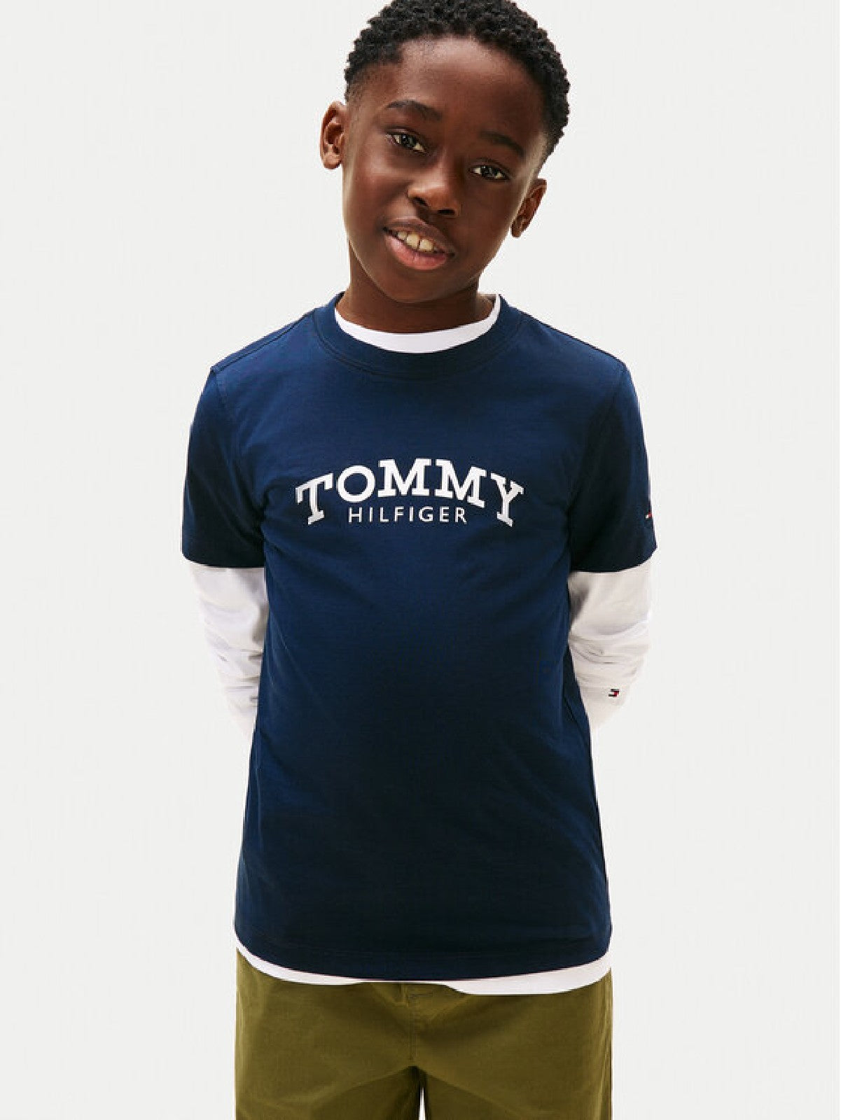 Tommy T SHIRT KIDS Blue