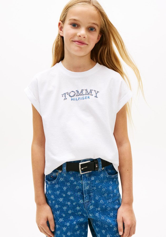 Tommy T SHIRT KIDS White