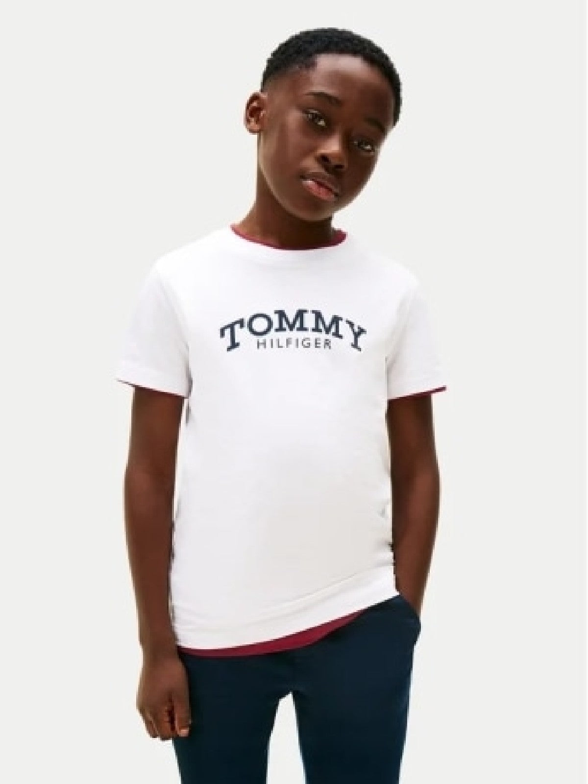 Tommy MONOTYPE PRINT White