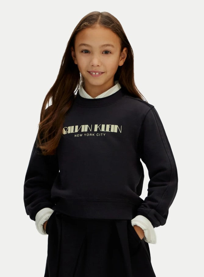 CALVINKLEIN FELPA KIDS Black