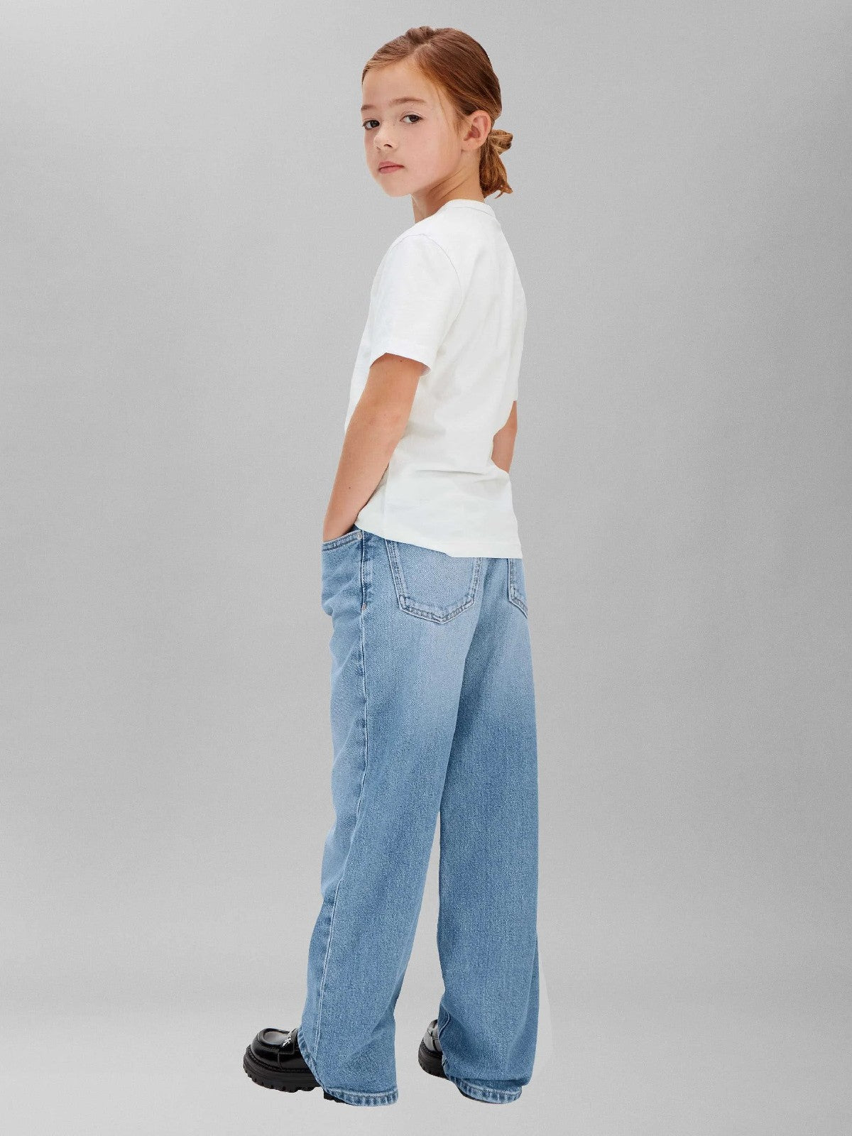 CALVINKLEIN HR WIDE LEG CLOUDY Blue