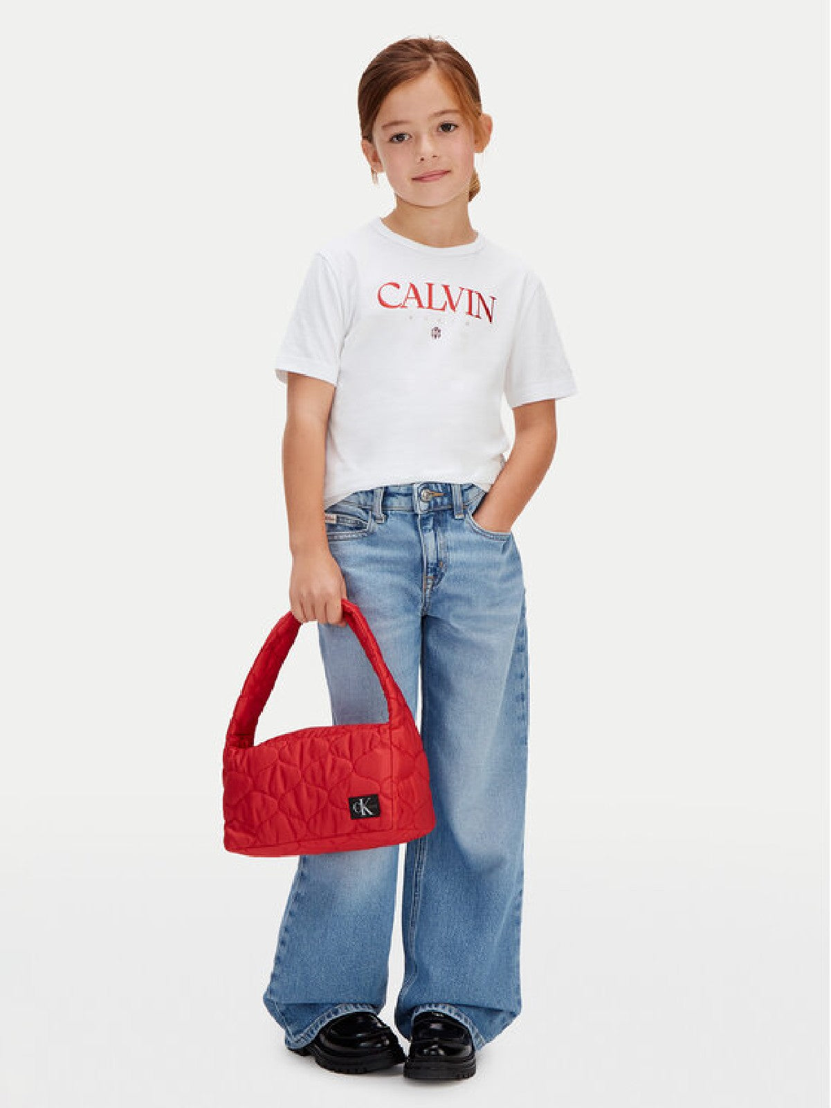 CALVINKLEIN HR WIDE LEG CLOUDY Blue