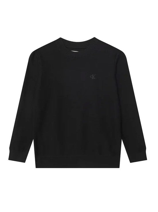 CALVINKLEIN MAGLIONCINO COTONE Black