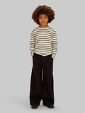 CALVINKLEIN PANTALONE ZAMPA COTONE KIDS Black