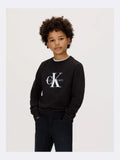 CALVINKLEIN FELPA KIDS COTONE Black