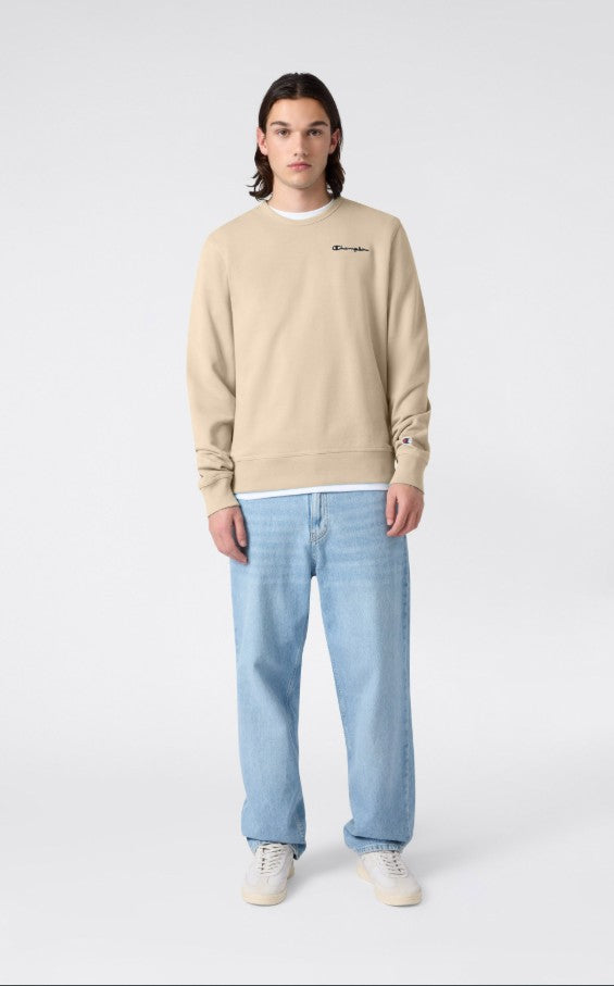 Champion FELPA GIRO COTONE Beige