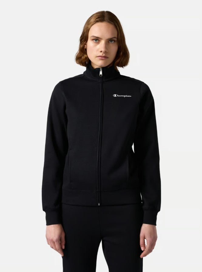 Champion FELPA GIRO COTONE DONNA Black