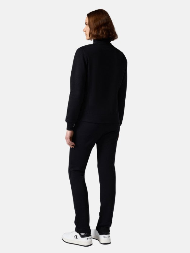 Champion FELPA GIRO COTONE DONNA Black