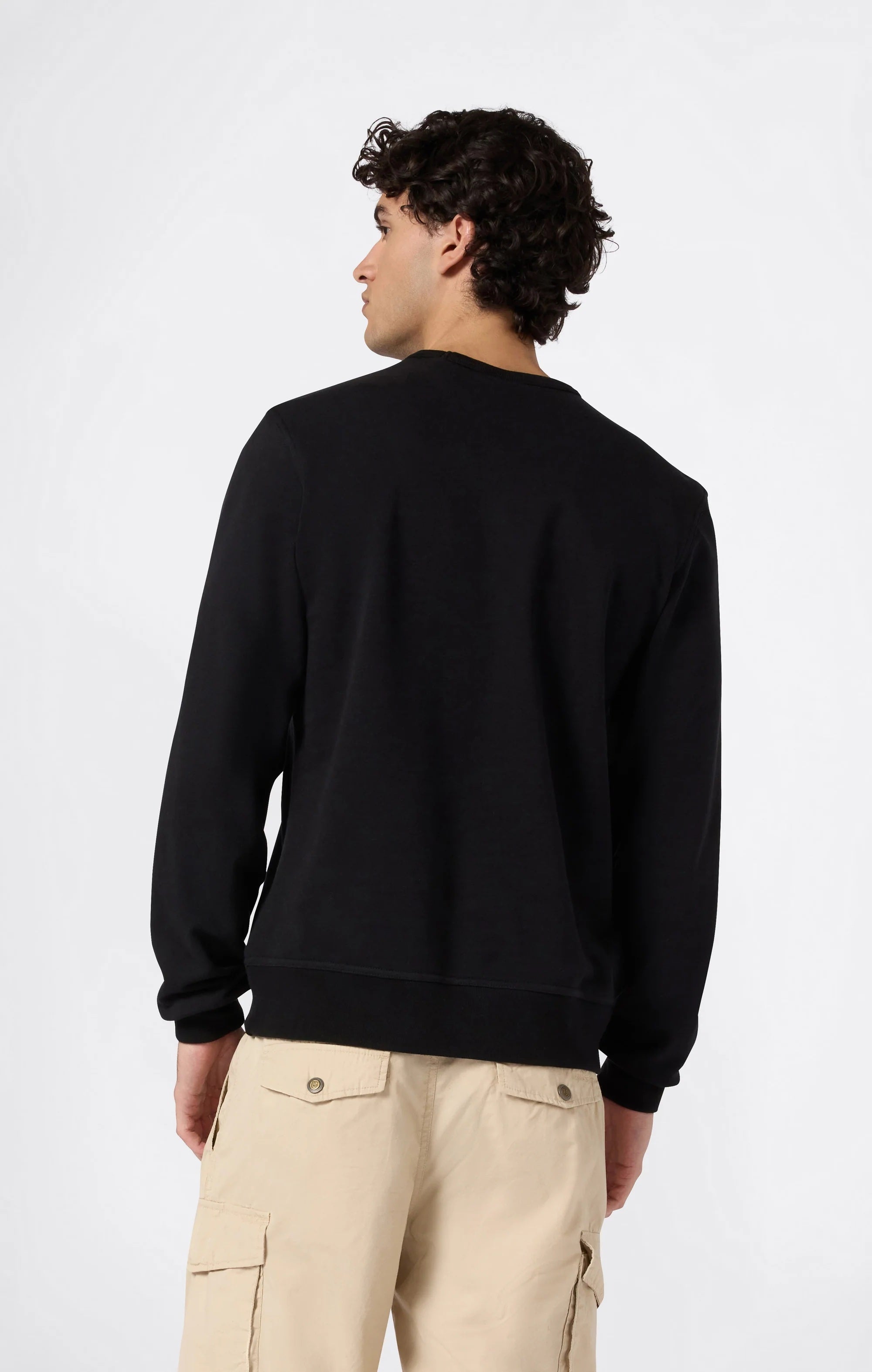 Champion FELPA GIRO COTONE Black