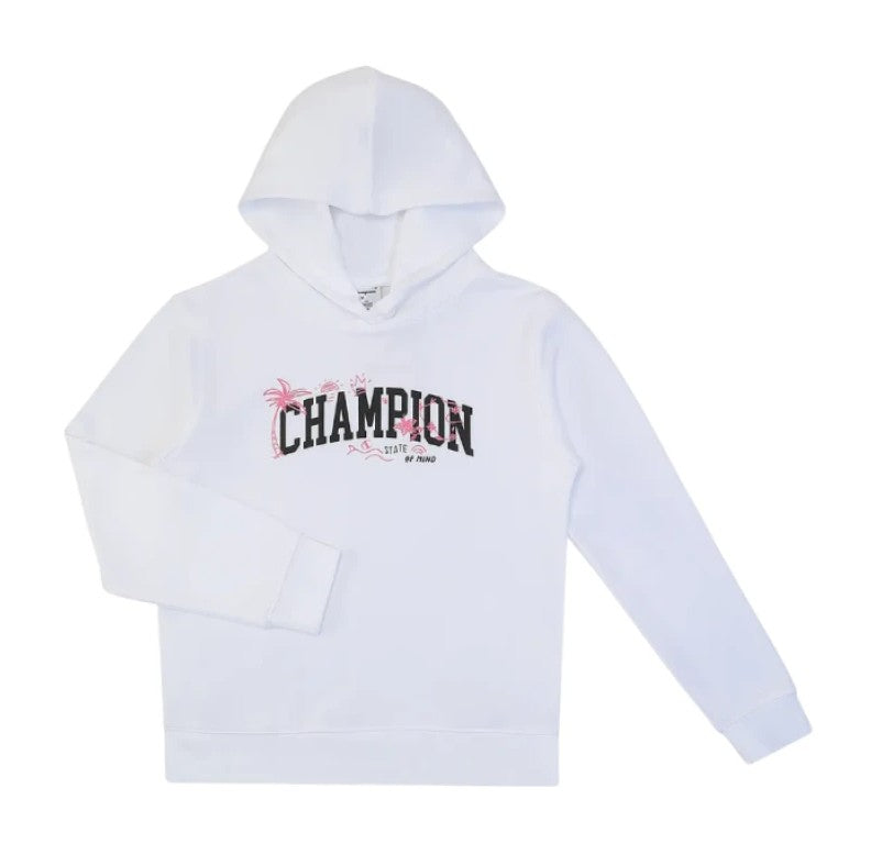 Champion FELPA CAPPUCCIO COTONE White