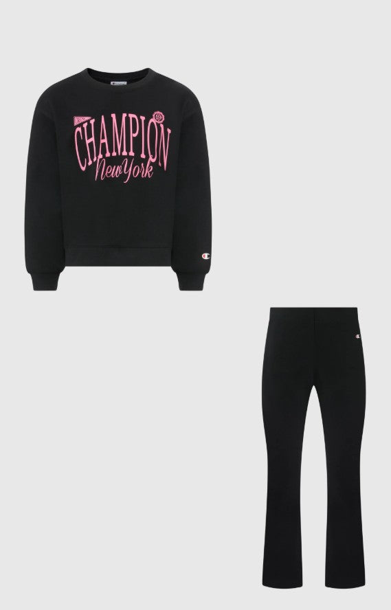 Champion COMPLETO COTONE BIMBA Black