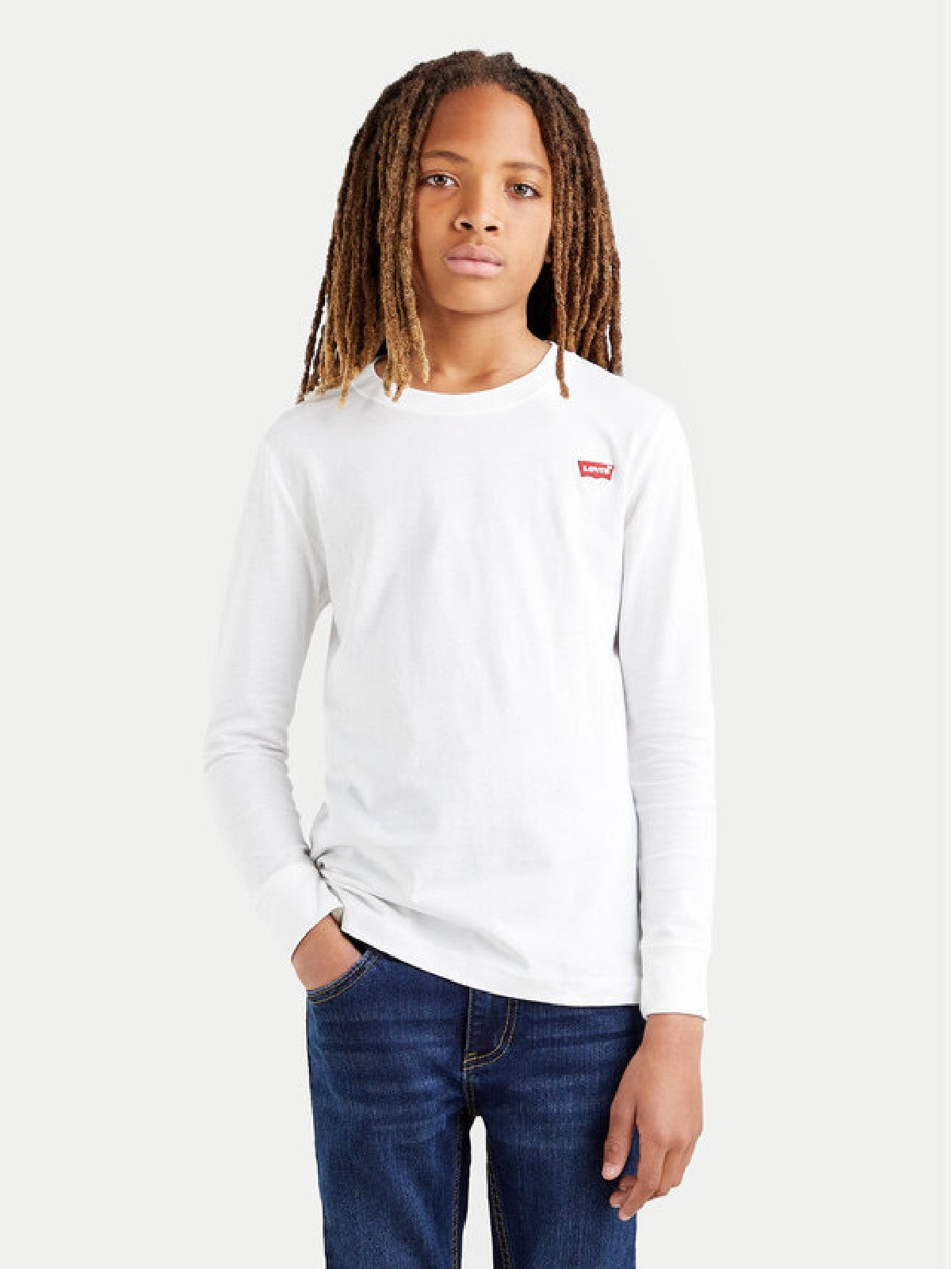 LEVI'S T SHIRT COTONE 100% White