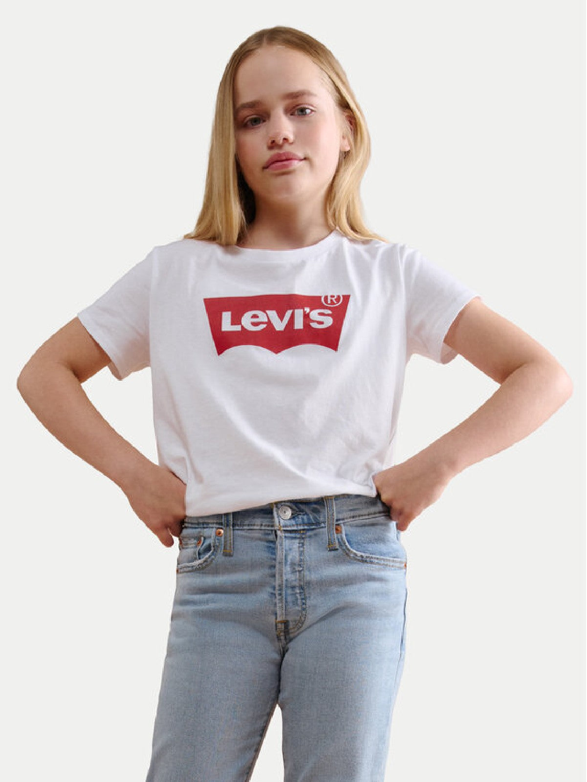 LEVI'S T SHIRT COTONE 100% White