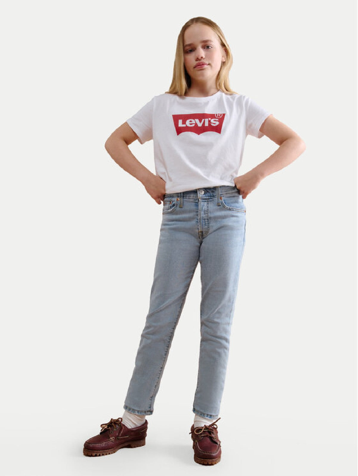 LEVI'S T SHIRT COTONE 100% White