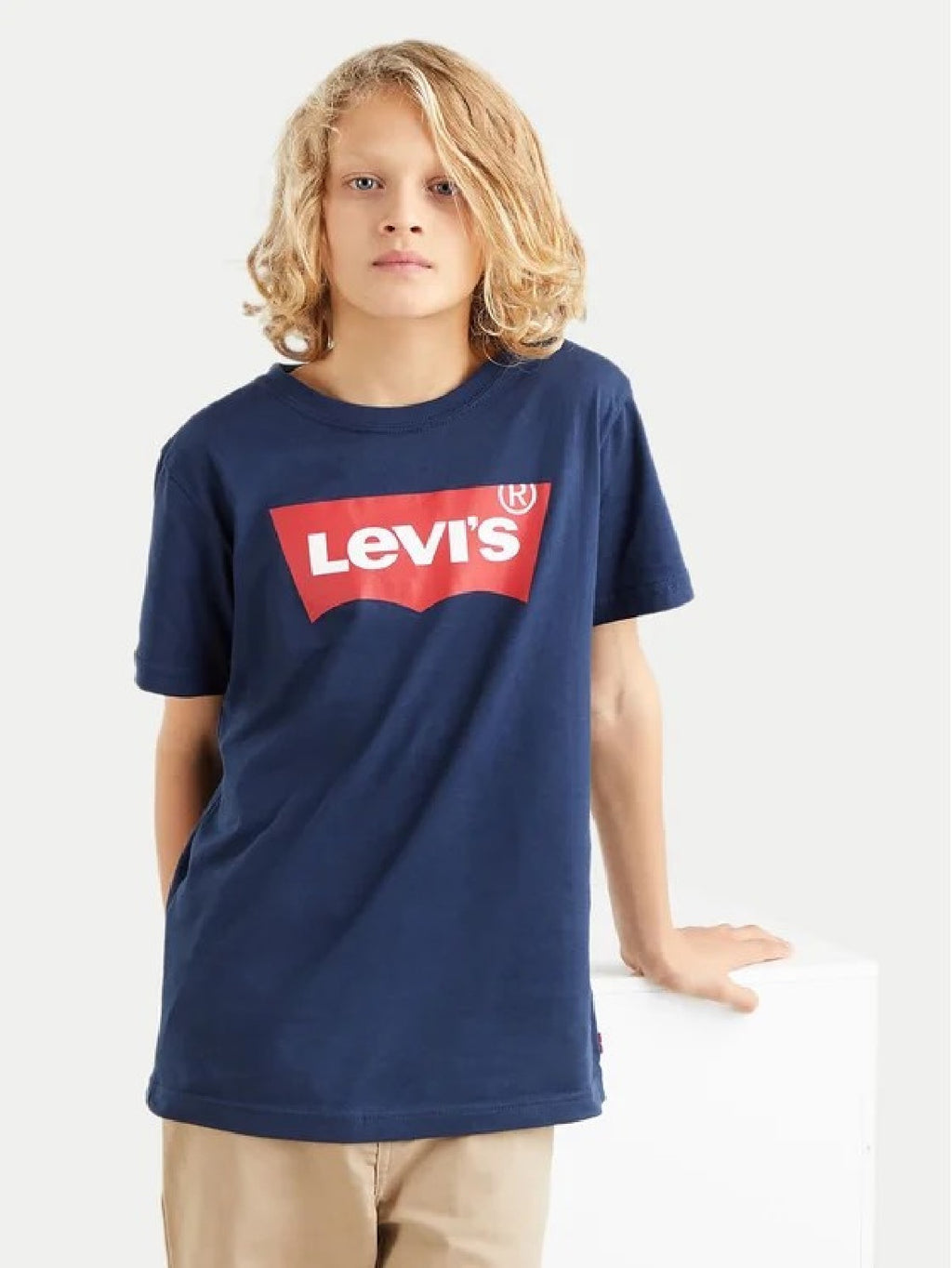 LEVI'S T SHIRT COTONE 100% Blue
