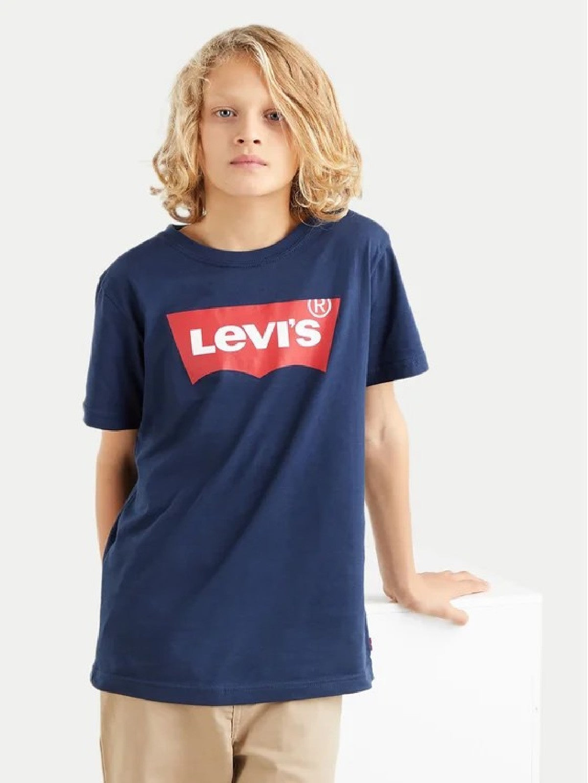 LEVI'S T SHIRT COTONE 100% Blue