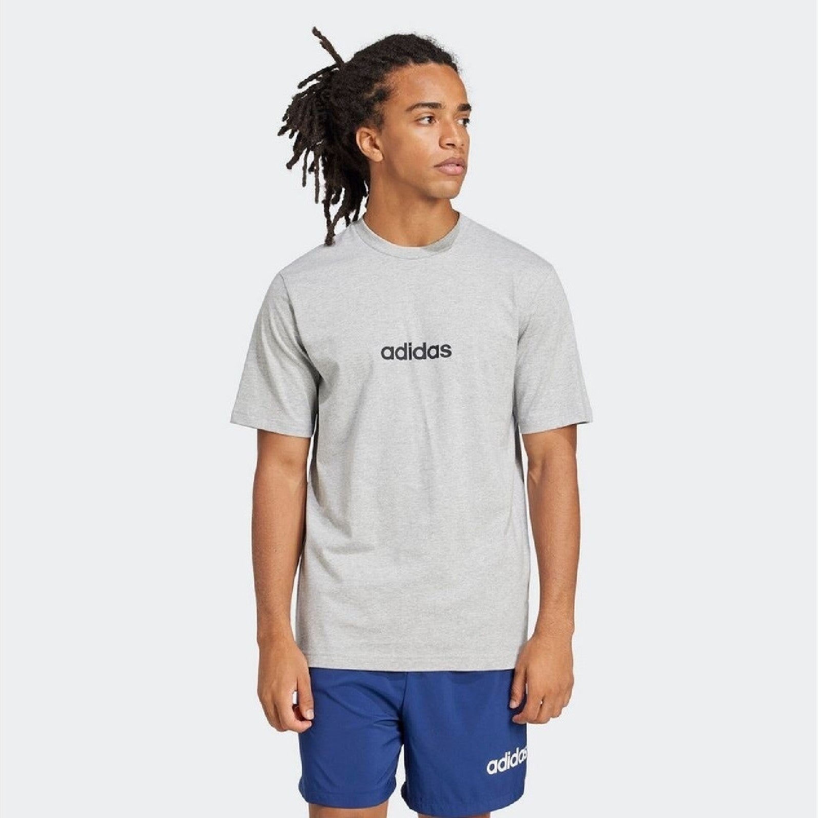 Adidas T SHIRT COTONE Grey