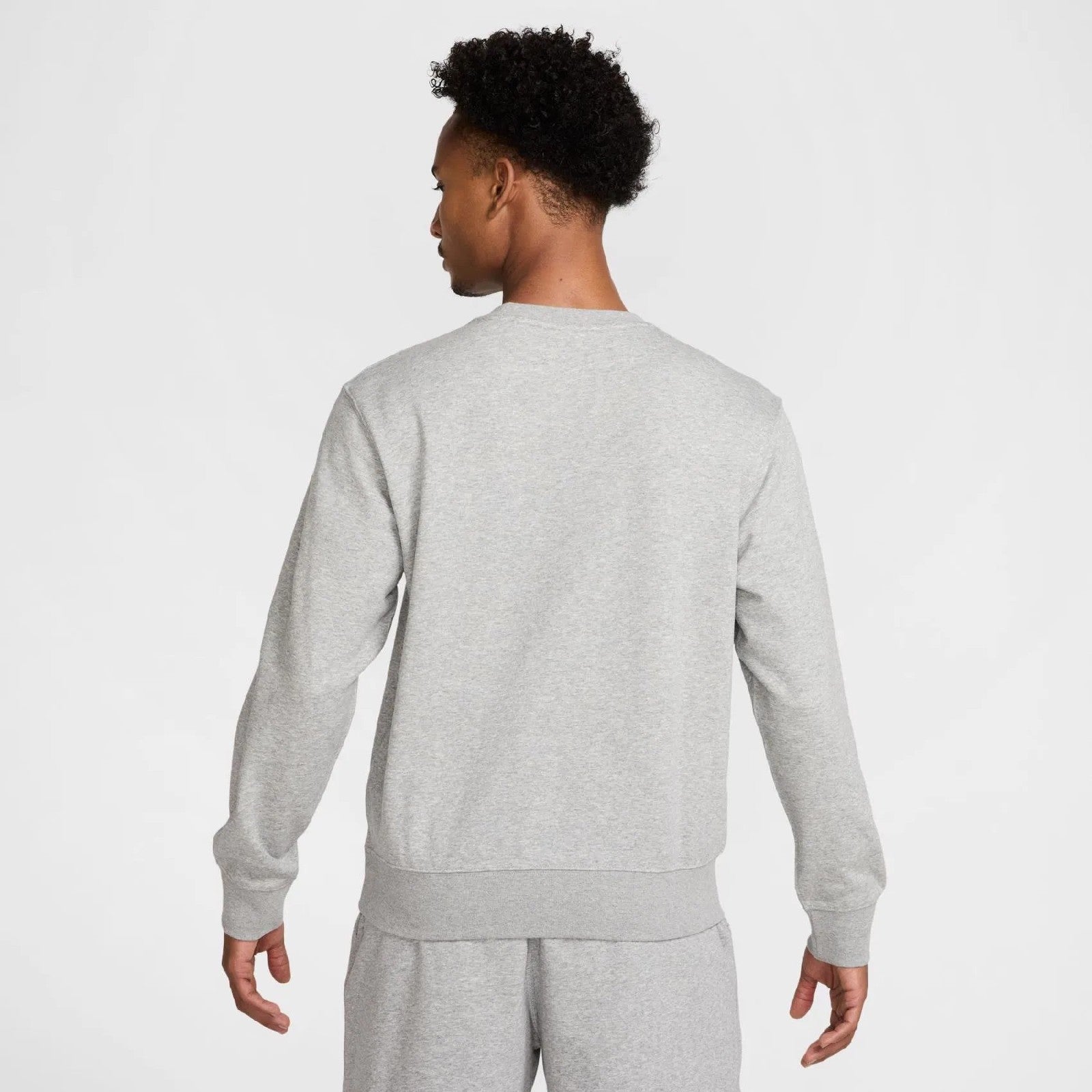 Nike FELPA GRICOLLO GARZATA Grey