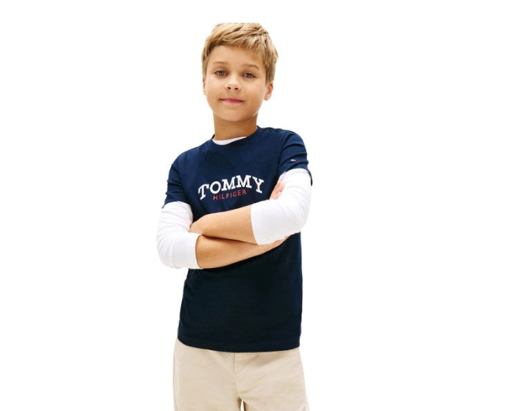 Tommy MONOGRAM  GRAPHIC Blue