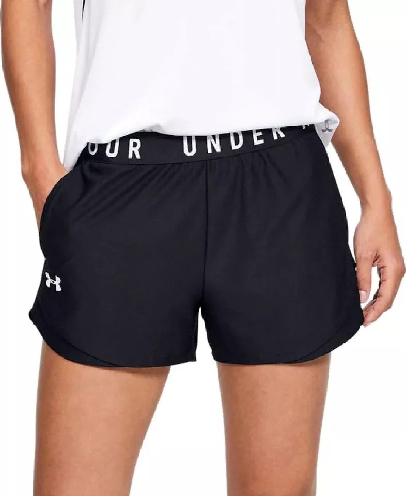 Under Armour UA TECH PLAY UP 2IN1 SHORT Black