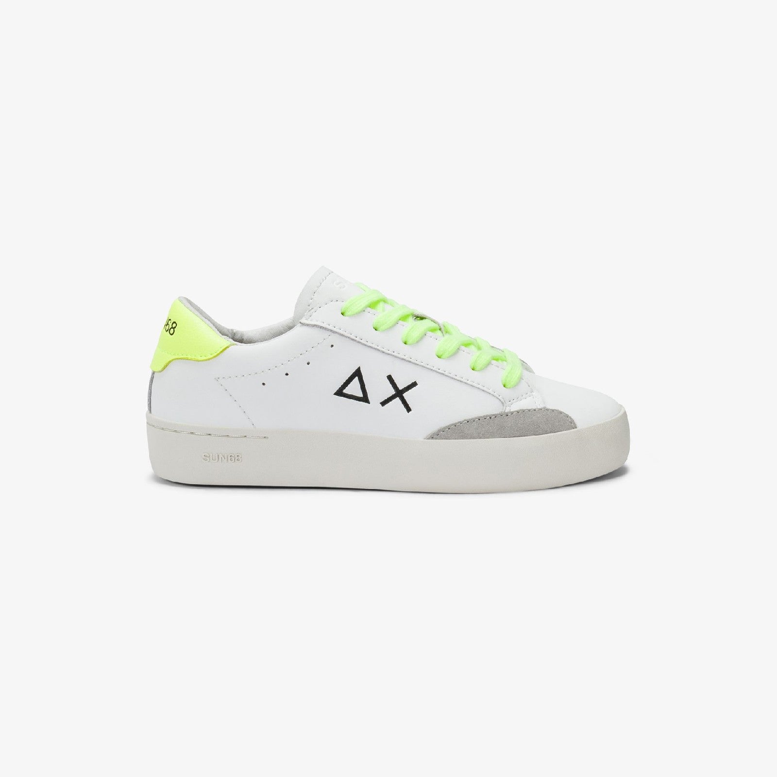 Sun68 BOY'S STREET LEATHER (TEEN) White