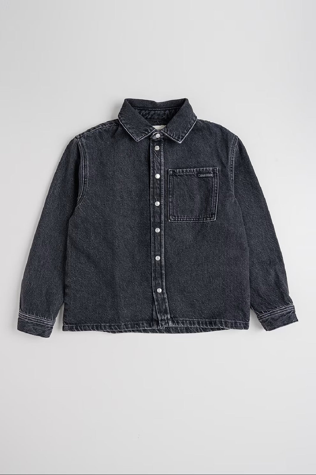 CALVINKLEIN OPTIC WASHED BLACK SHIRT