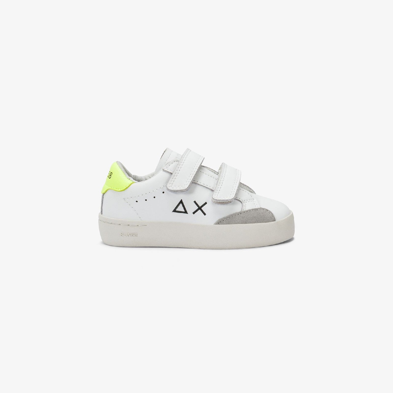 Sun68 BOY S STREET LEATHER BABY White