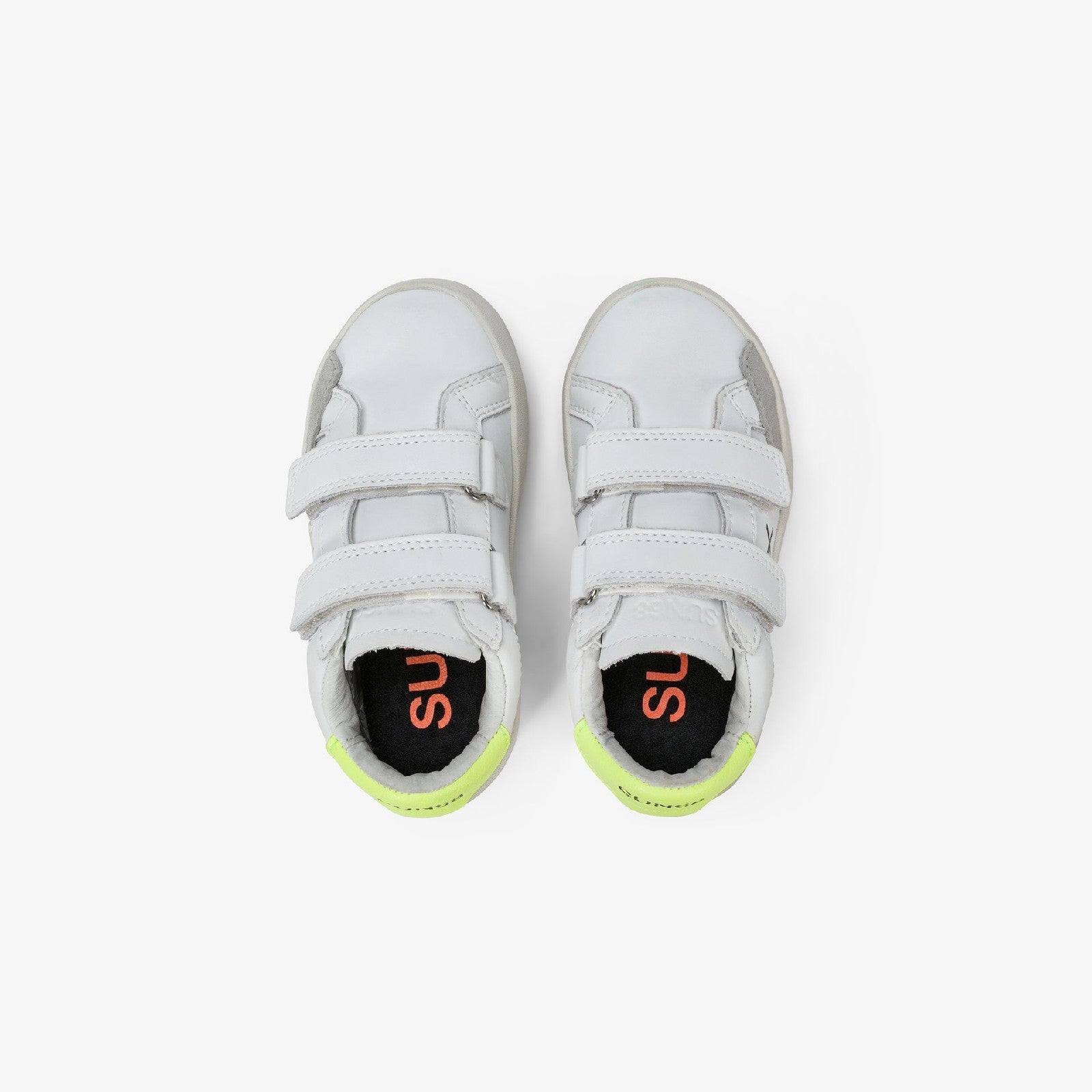 Sun68 BOY S STREET LEATHER BABY White