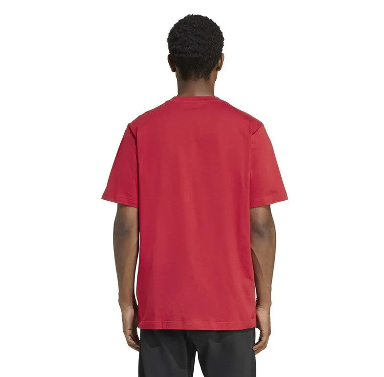 Adidas T SHIRT COTONE Red