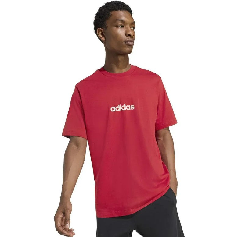 Adidas T SHIRT COTONE Red