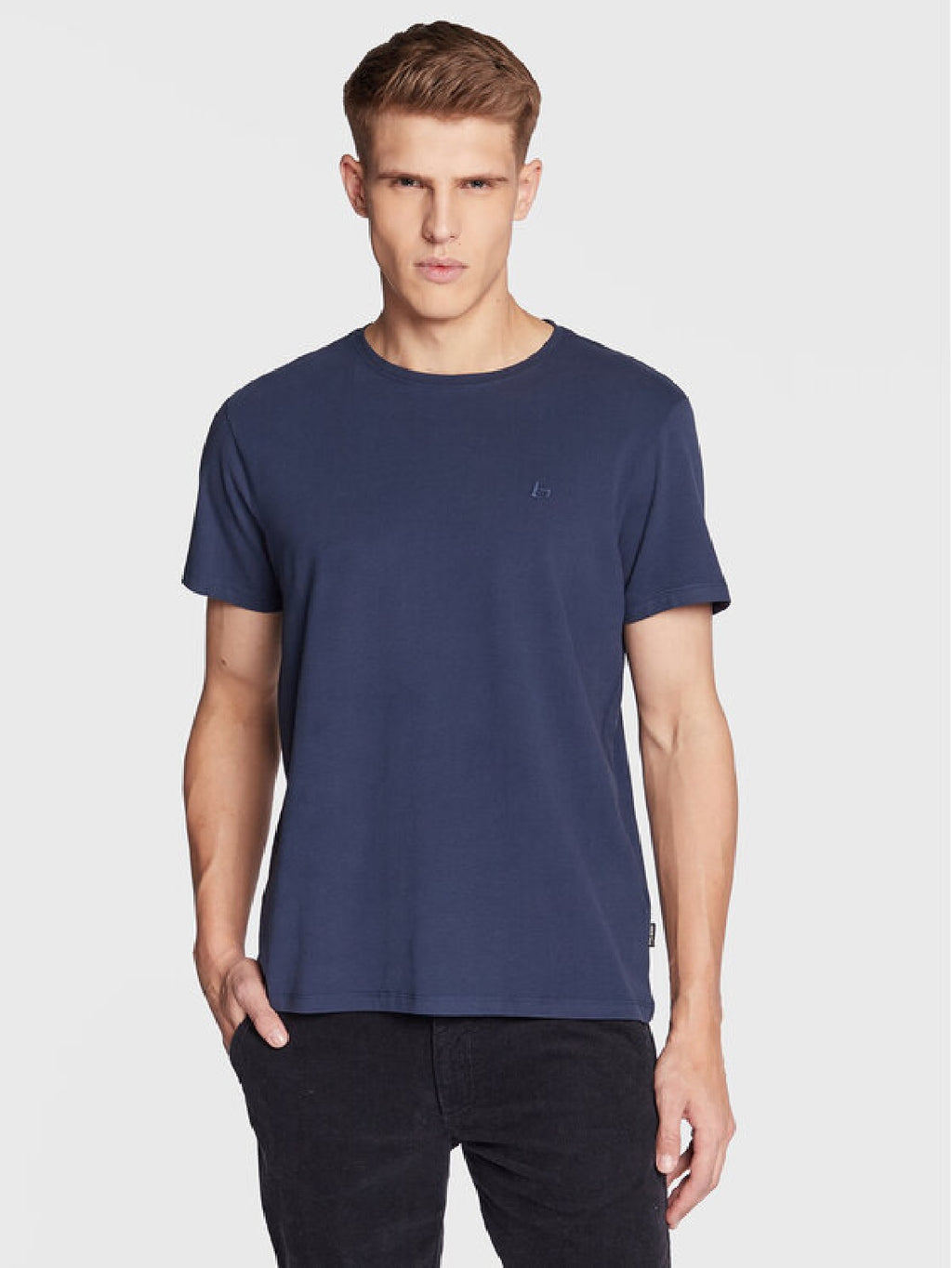 BLEND T SHIRT MINI LOGO Blue